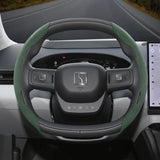 Segmented Suede Steering Wheel Cover for Zeekr