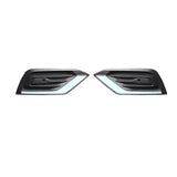 Front Bumper Chrome Fog Light Grille for Volvo S60 Car Interior Accessory LINGLUYANG