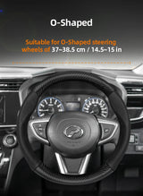 Breathable Carbon Fiber Steering Cover for Perodua