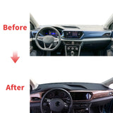 Anti-Glare Dashboard Cover Mat for Volkswagen Taos Tharu Dashboard Mat CATUSIKI