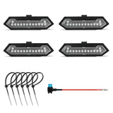 4-Piece Front Grille Lights for Toyota Tacoma 2024 LED Ambient Light MAGIC COLORM