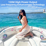 6.5 Inch Waterproof RGB Speaker for Marine Boats Car Speaker OEM