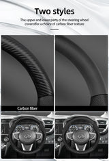 Breathable Carbon Fiber Steering Cover for Perodua