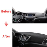 Custom Fit Dashboard Cover Mat for Hyundai Tucson 2015–2018 Dashboard Mat CATUSIKI