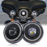 7inch Led Headlight Motorcycle 12v Led Lamp for Harley King Harley Touring Ultra Classic Electra Street Lada 4x4 Urban Niva J