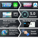 Wireless CarPlay Monitor 6.5 Inch for Motorcycles