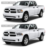 LED Headlights Projector DRL for Dodge Ram 09-18 Car Interior Accessory Vland
