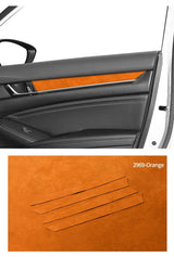 For Honda Accord 10th Gen Facelift & INSPIRE Made of Alcantara Car Interior Door Panels Armrest Cover Protective Trim Accessory