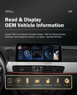 12.3 Inch Android 13 Multimedia Screen for BMW X1 2016–2018