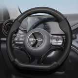Steering Wheel Cover Carbon Fiber Texture BYD Seal Car Interior Accessory Hocasen