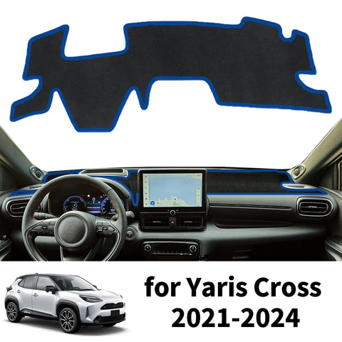 Premium Dashboard Sunshade Mat for Toyota Yaris Cross 2021–2024 Dashboard Mat CATUSIKI