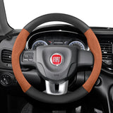 Suede Carbon Fiber Wheel Cover for Fiat