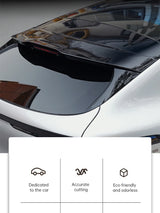 For Xpeng G6 2023-2024 Xiaopeng G6 Car Tail Wing Upgrade Sports Black Samurai Car Spoilers Car Spoilers OEM