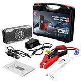 Car Jump Starter Power Bank with 150PSI Air Pump, Auto Emergency Starting Device for 12V Vehicles
