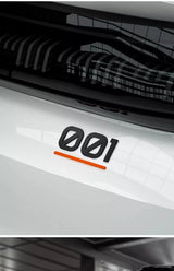 For ZEEKR 001/X/007/7X Zeekr001 Car Badge Modification Blackened Tail Logo Sporty Modified Letters