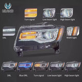 Vland Head lights W/ Anim. for Jeep Grand Cherokee 2011