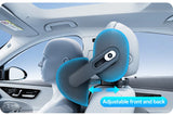 3-in-1 Car Headrest & Neck Support Pillow with 6-Way Adjustable Headrest