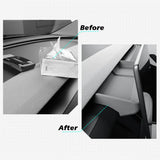 Rear Screen Storage box for Tesla Model Y Launch 2025 and Model 3 Highland 2024 Dashboard bracket Tissue Box Tray ECT Panel D