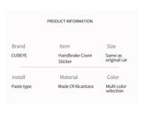 For Honda Accord 10th Gen Facelift & INSPIRE 2021+ Made of Alcantara Handbrake Button Trim Sticker Car Interior Tuning Accessory