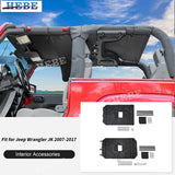 Roof Sunshade Cover Mat for Jeep Wrangler JK 2007-2017 Car Interior Accessory HEBE