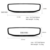 Bright Black Grille Trim Cover for Volvo XC60 XC90 Car Interior Accessory LINGLUYANG