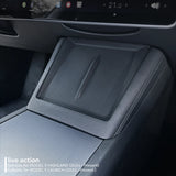 For Tesla Model Y Launch 2025 Model 3 2024 Highland Wireless Charging Silicone Pad Center Control Bottom Mat Car Interior Acc
