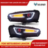 LED Headlights with Dual Beam Projector for Lancer Evo X