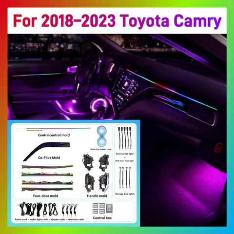 LED Ambient Lighting Kit for Toyota Camry 2018–2023 LED Ambient Light OEM