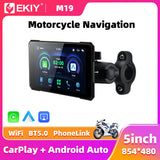 5.0 inch Portable GPS Moto Navigation Wireless CarPlay Android Head Unit EKIY