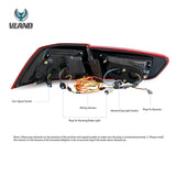 LED Tail Lights Dynamic Welcome for Mitsubishi Lancer Car Interior Accessory Vland