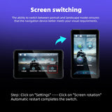 5.0" Removable CarPlay GPS Display Universal Motorcycle Android Head Unit EKIY