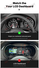 12.3-inch Digital Instrument Cluster for Audi TT 8J Android Head Unit Aotsr
