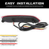 LED Bumper Reflector Signal for Toyota Camry 2018-2025 LED Ambient Light MAGIC COLORM