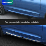 Side Door Chrome Trim for Volvo XC60 2018-2026 Car Interior Accessory LINGLUYANG