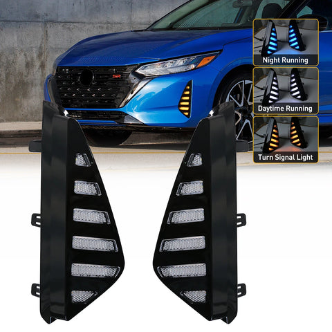LED DRL Turn Signal Lights for Nissan Sentra 2023-2024 Car Interior Accessory MAGIC COLORM