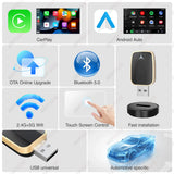 2-in-1 Wireless CarPlay Android Auto Adapter Dongle CarPlay Adapter AKAMATE