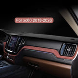 Suede Center Console Wrap for Volvo XC60 2018-2026 Car Interior Accessory LINGLUYANG