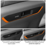Front Seat Rear Panel Decoration Cover Trim Stickers for BMW X3 G485 G48 Car Interior Accessory OEM