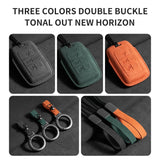 Suede Car Key Case Cover For Land Rover Range Rover Sport Evoque Velar Discovery 5 Sport Car Interior Accessory OEM