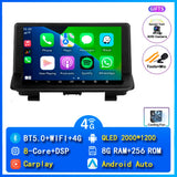 Android 15 Navigation System with CarPlay for Audi Q3 2011–2018