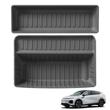 Xpeng G6 2023-2024 Car Floor Mats Cargo Liner Trunk Pad TPE 3D Foot Mat Left Rudder Waterproof BLACK