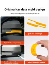 For Leopard 8 BYD Formula Leopard 8 Side Mirror Reflective Decal Body Anti-Collision Strip Scratch Guard Decorative Sticker