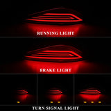 3-in-1 Rear Bumper Reflector Light for Toyota Rush Car Interior Accessory MAGIC COLORM