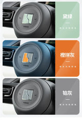 Car Steering Wheel Emblem Suede Decoration Sticker for Zeekr 001 21-25 Interior Modification Accessories Car Interior Accesso