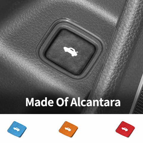 For Honda Accord 10th Gen Facelift & INSPIRE (2021-2022) Made of Alcantara Car Trunk Button Knob Trim Sticker Car Interior Ac