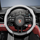 Premium Suede Steering Wheel Cover for Porsche Cars