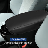 Leather Armrest Cover for Volvo EX30 Interior Trim Car Interior Accessory LINGLUYANG