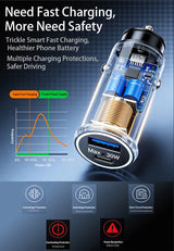 Car Charger 30W GPS with Anti-Loss Locator