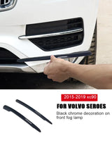 Chrome Fog Light Sticker for Volvo XC90 2015-2019 Car Interior Accessory LINGLUYANG 2pcs