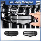 Front Emblem Black Samurai Mesh Decoration for Geely Monjaro Manjaro Car Interior Accessory OEM/Generic